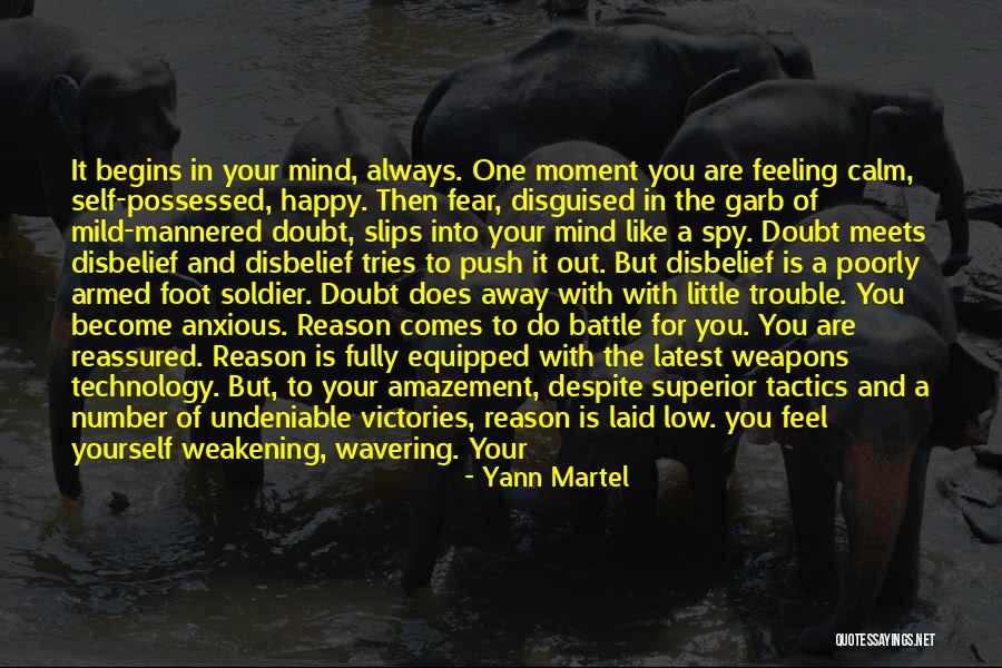 Technology Weapons Quotes By Yann Martel Technology Weapons Quotes By Yann Martel