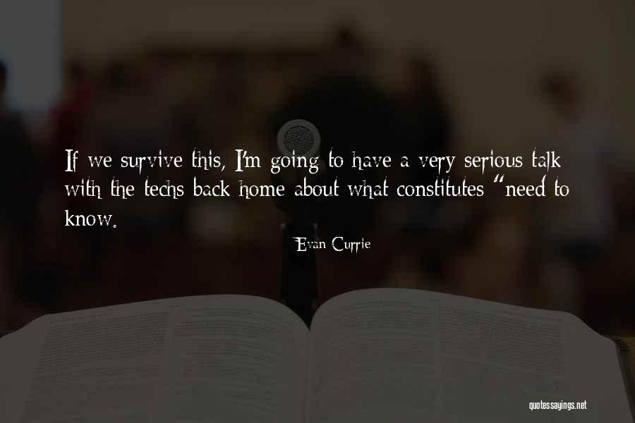 Techs Quotes By Evan Currie Techs Quotes By Evan Currie