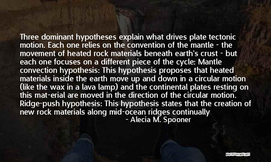 Tectonic Plates Quotes By Alecia M. Spooner