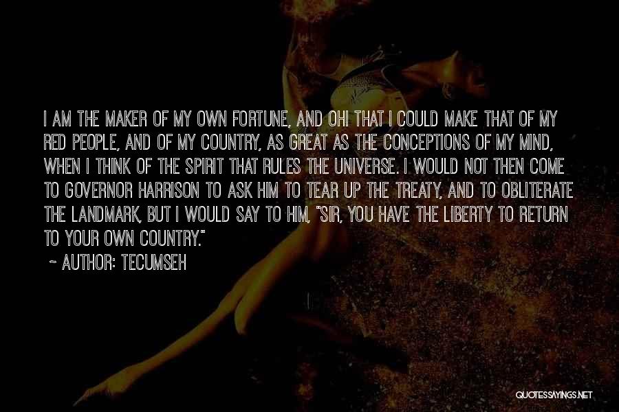 Tecumseh Quotes 971498