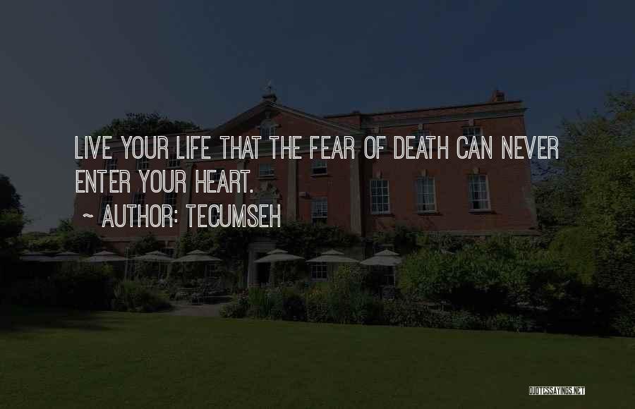 Tecumseh's Quotes By Tecumseh