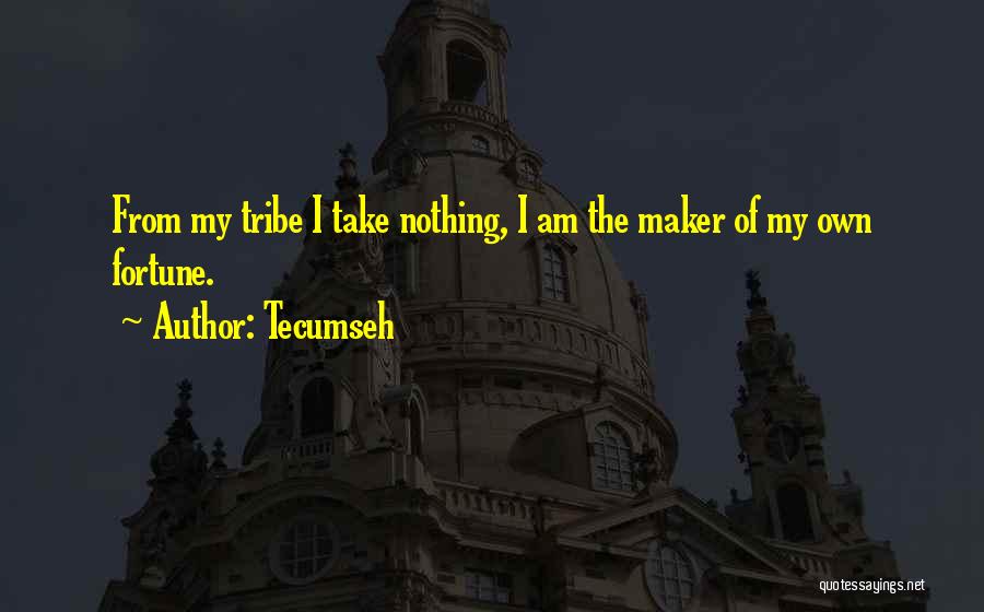 Tecumseh's Quotes By Tecumseh