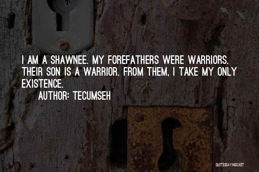 Tecumseh's Quotes By Tecumseh