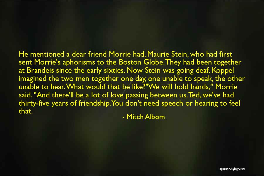 Ted Boston Quotes By Mitch Albom