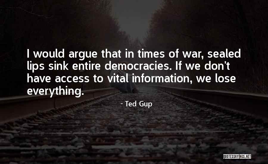 Ted Gup Quotes 80950