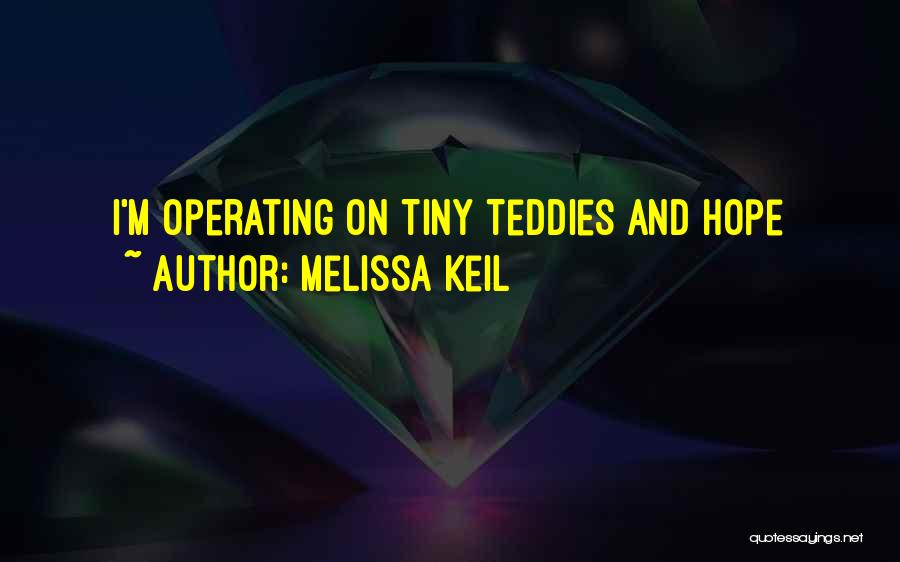 Teddies Quotes By Melissa Keil