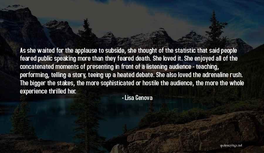 Teeing Quotes By Lisa Genova Teeing Quotes By Lisa Genova
