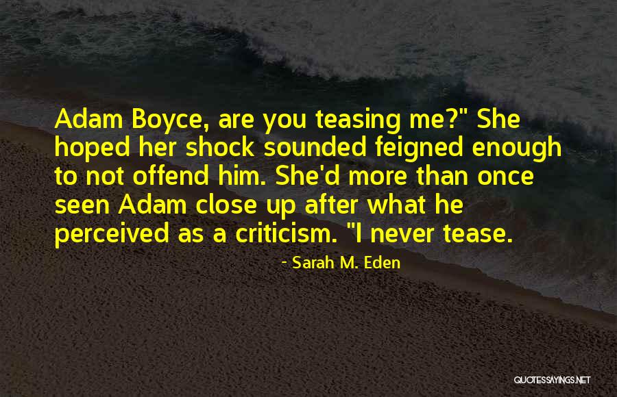 Teemu M Ntysaari Quotes By Sarah M. Eden Teemu M Ntysaari Quotes By Sarah M. Eden