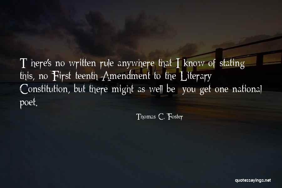 Teenth Quotes By Thomas C. Foster Teenth Quotes By Thomas C. Foster