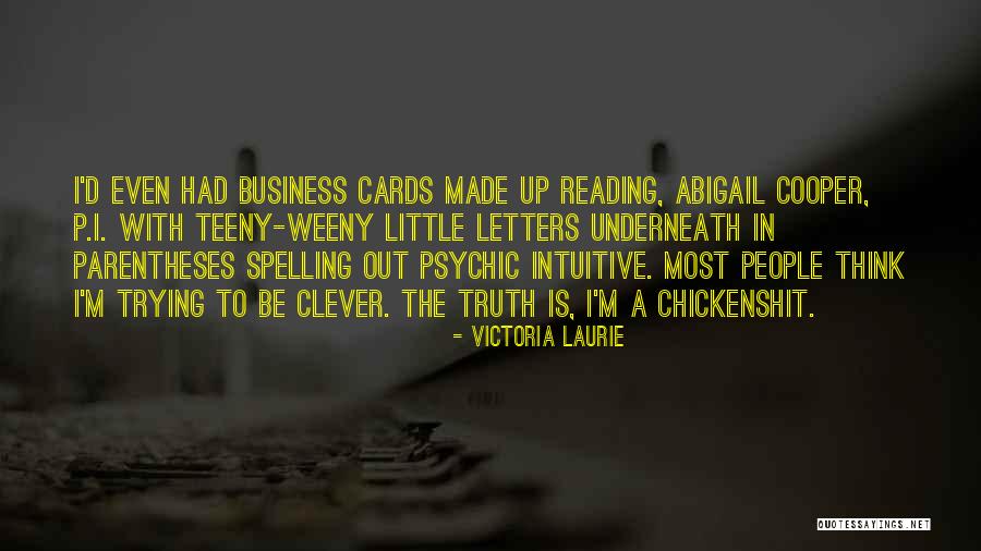 Teeny Quotes By Victoria Laurie Teeny Quotes By Victoria Laurie