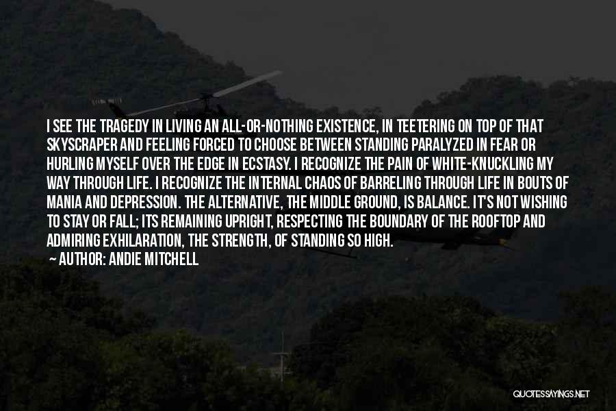 Teetering On The Edge Quotes By Andie Mitchell