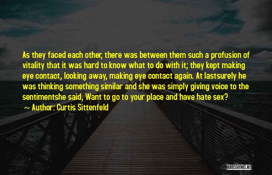 Teetering On The Edge Quotes By Curtis Sittenfeld