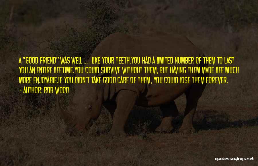 Teeth Quotes By Rob Wood