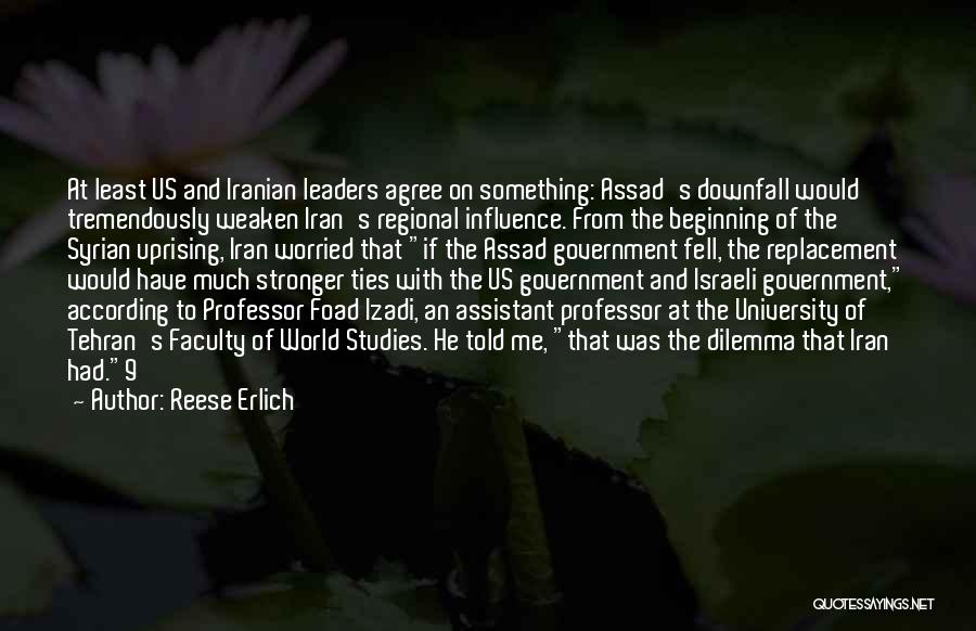 Tehran Quotes By Reese Erlich