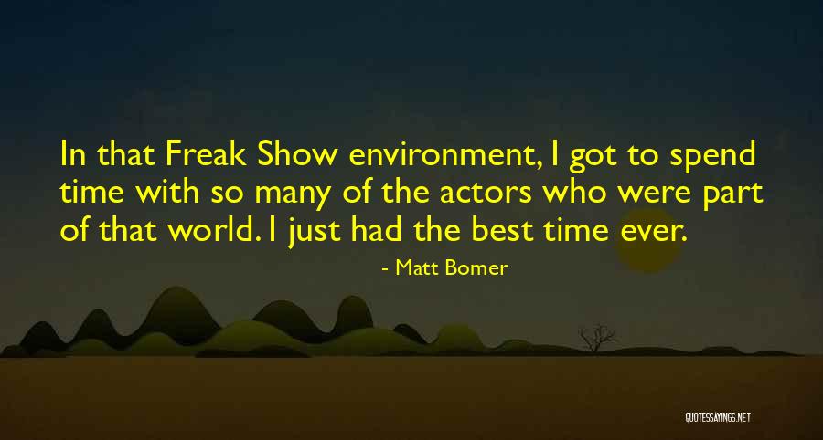 Tehron Buffman Quotes By Matt Bomer Tehron Buffman Quotes By Matt Bomer