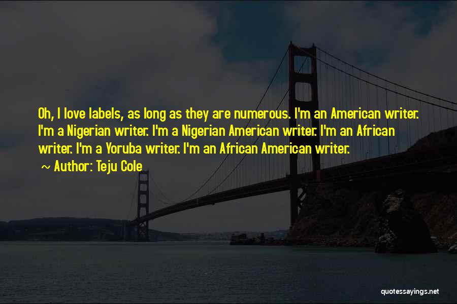 Teju Cole Quotes 639692