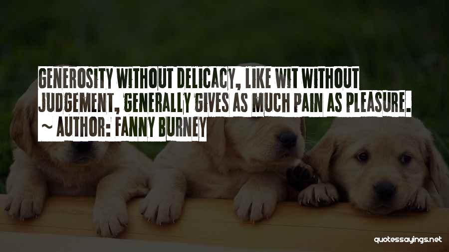 Tekon Quotes By Fanny Burney