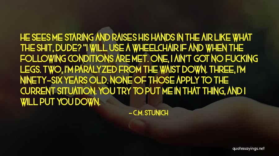 Telebe Kabineti Quotes By C.M. Stunich Telebe Kabineti Quotes By C.M. Stunich