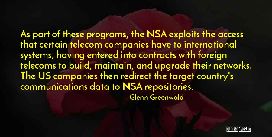 Telecom Quotes By Glenn Greenwald Telecom Quotes By Glenn Greenwald