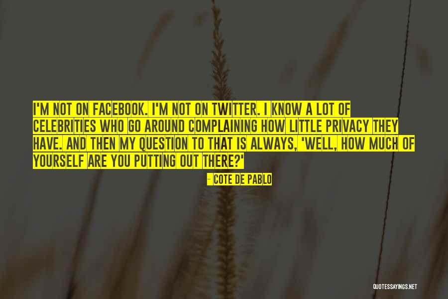 Telefonebi Quotes By Cote De Pablo Telefonebi Quotes By Cote De Pablo