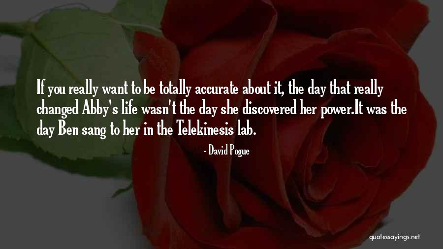 Telekinesis Quotes By David Pogue Telekinesis Quotes By David Pogue