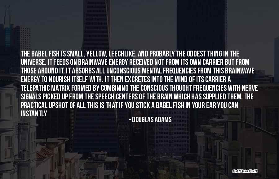 Telepathic Quotes By Douglas Adams Telepathic Quotes By Douglas Adams