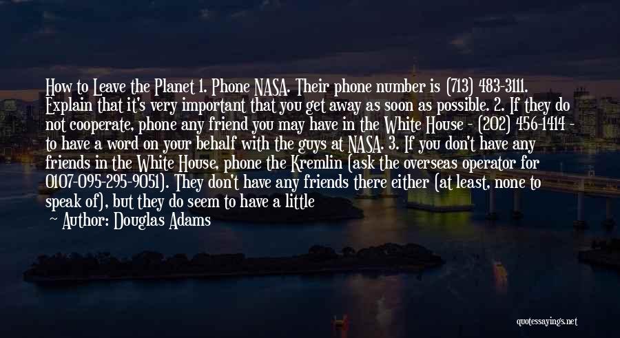 Telephone Quotes By Douglas Adams