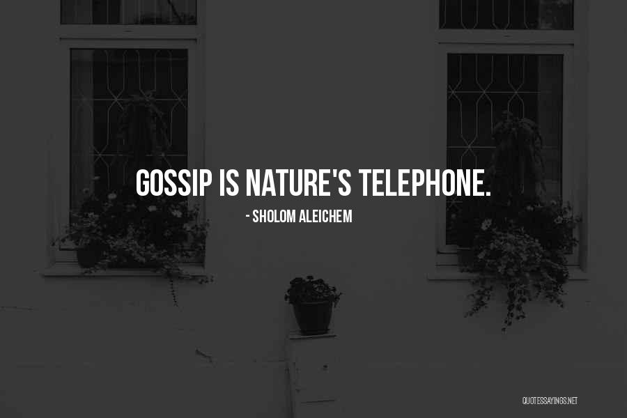Telephone Quotes By Sholom Aleichem Telephone Quotes By Sholom Aleichem