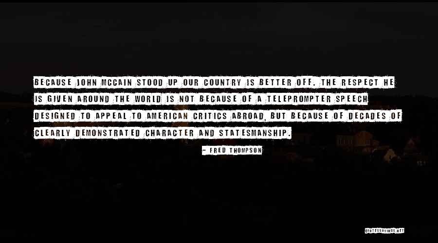 Teleprompter Quotes By Fred Thompson Teleprompter Quotes By Fred Thompson