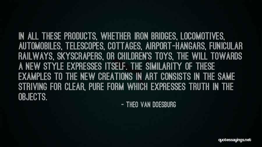 Telescopes Quotes By Theo Van Doesburg