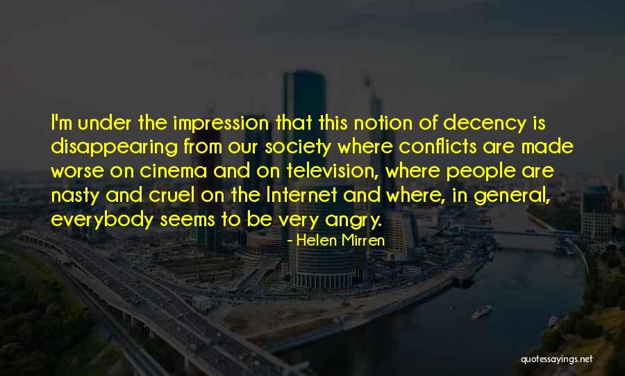 Television And Society Quotes By Helen Mirren