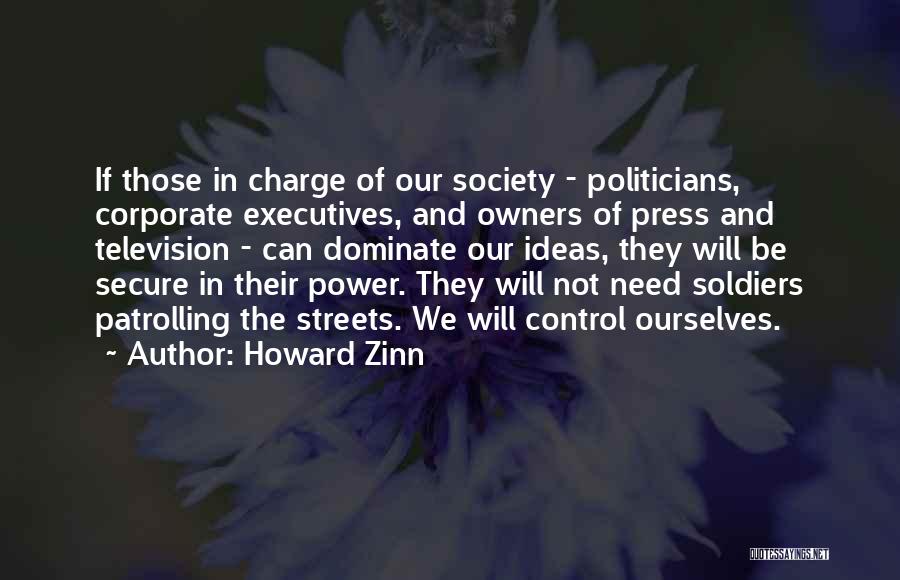 Television And Society Quotes By Howard Zinn