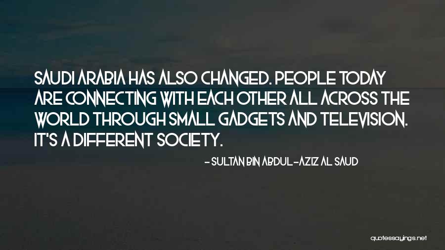 Television And Society Quotes By Sultan Bin Abdul-Aziz Al Saud