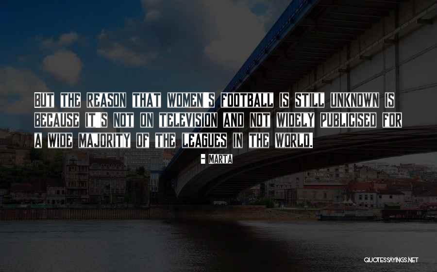 Television Football World Quotes By Marta Television Football World Quotes By Marta