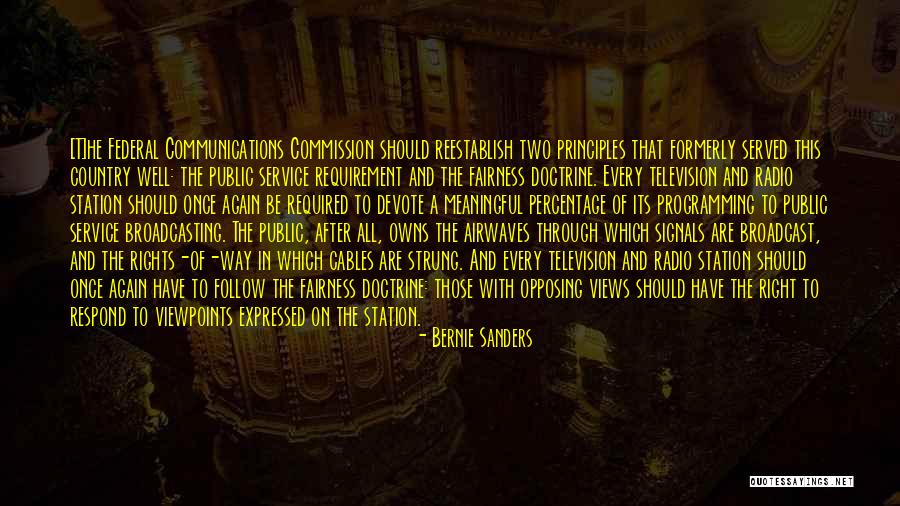 Television Programming Quotes By Bernie Sanders Television Programming Quotes By Bernie Sanders