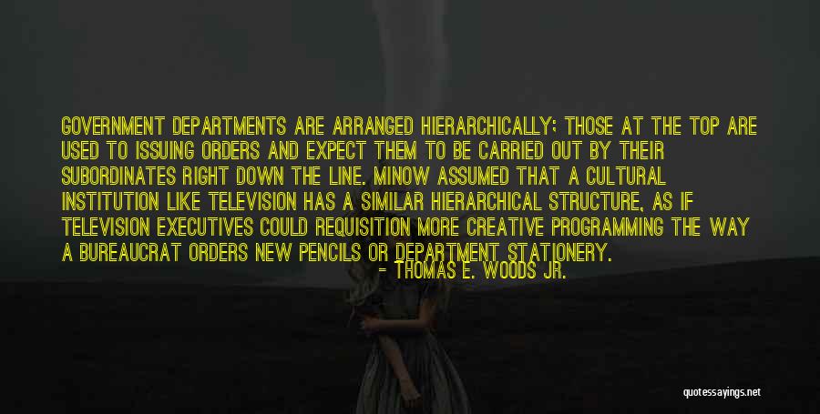 Television Programming Quotes By Thomas E. Woods Jr. Television Programming Quotes By Thomas E. Woods Jr.