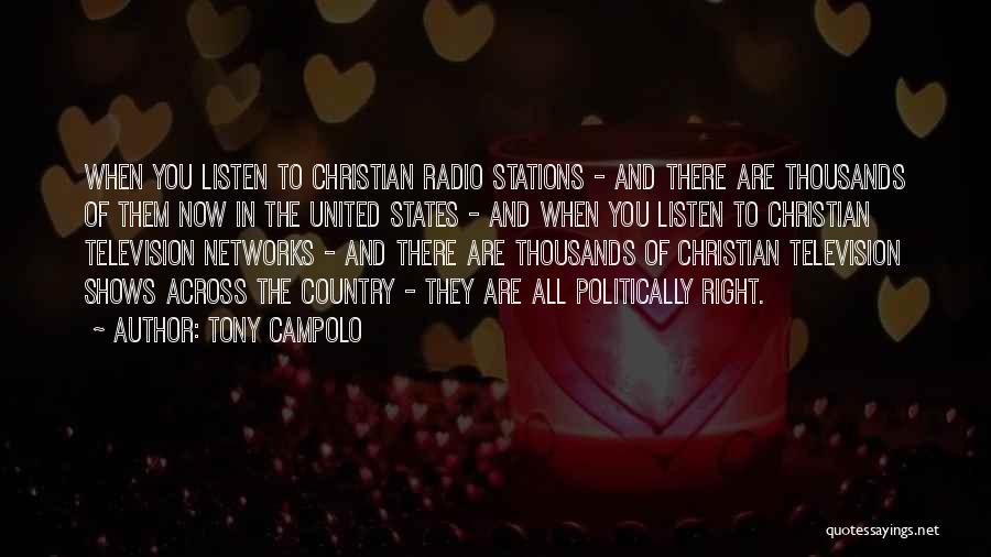 Television Shows Quotes By Tony Campolo