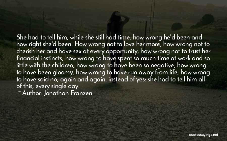 Tell Him Love Quotes By Jonathan Franzen