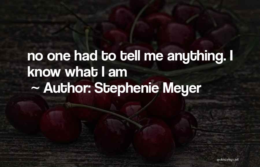 Tell Me Anything Quotes By Stephenie Meyer