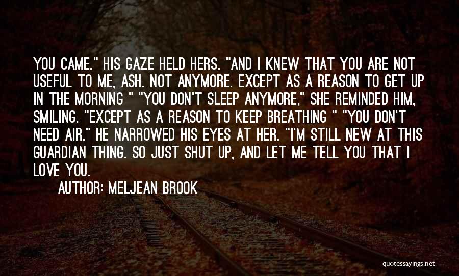 Tell Me If You Don't Love Me Anymore Quotes By Meljean Brook