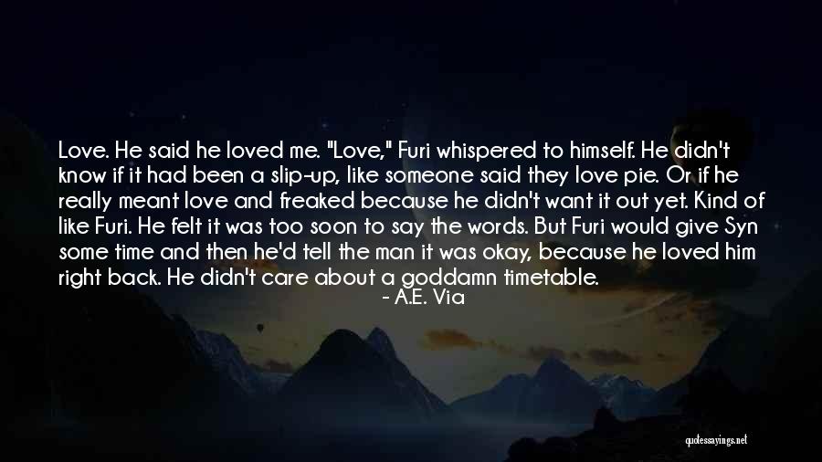 Tell Me Some Love Quotes By A.E. Via Tell Me Some Love Quotes By A.E. Via