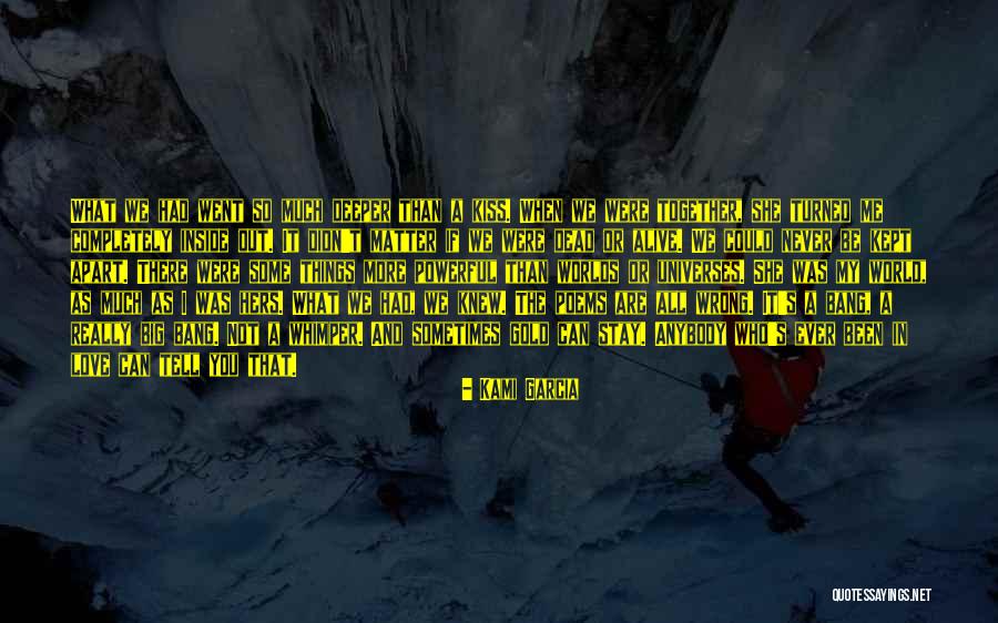 Tell Me Some Love Quotes By Kami Garcia Tell Me Some Love Quotes By Kami Garcia