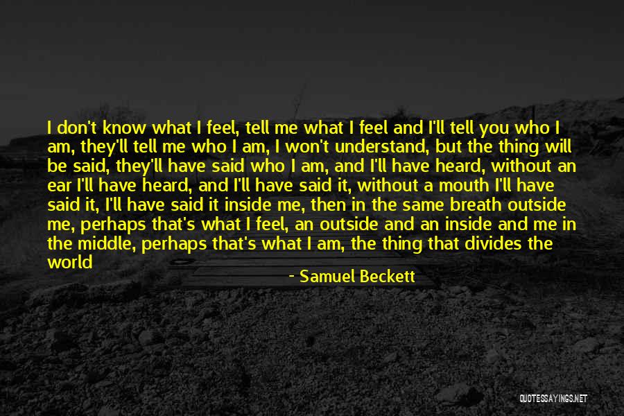 Tell Me Something I Don Know Quotes By Samuel Beckett