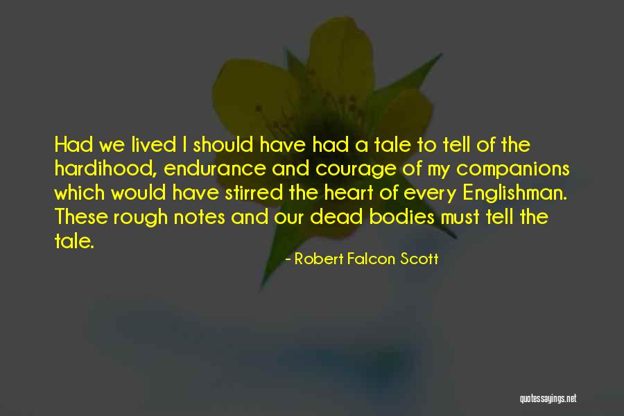 Tell Tale Heart Quotes By Robert Falcon Scott