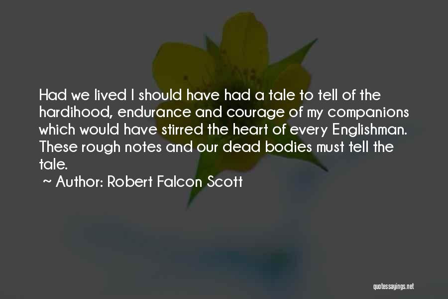 Tell Tale Quotes By Robert Falcon Scott