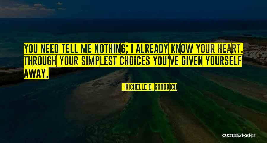 Tell Your Heart Quotes By Richelle E. Goodrich Tell Your Heart Quotes By Richelle E. Goodrich