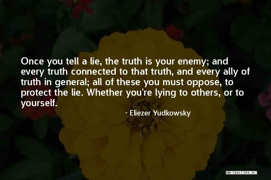 Tell Yourself The Truth Quotes By Eliezer Yudkowsky