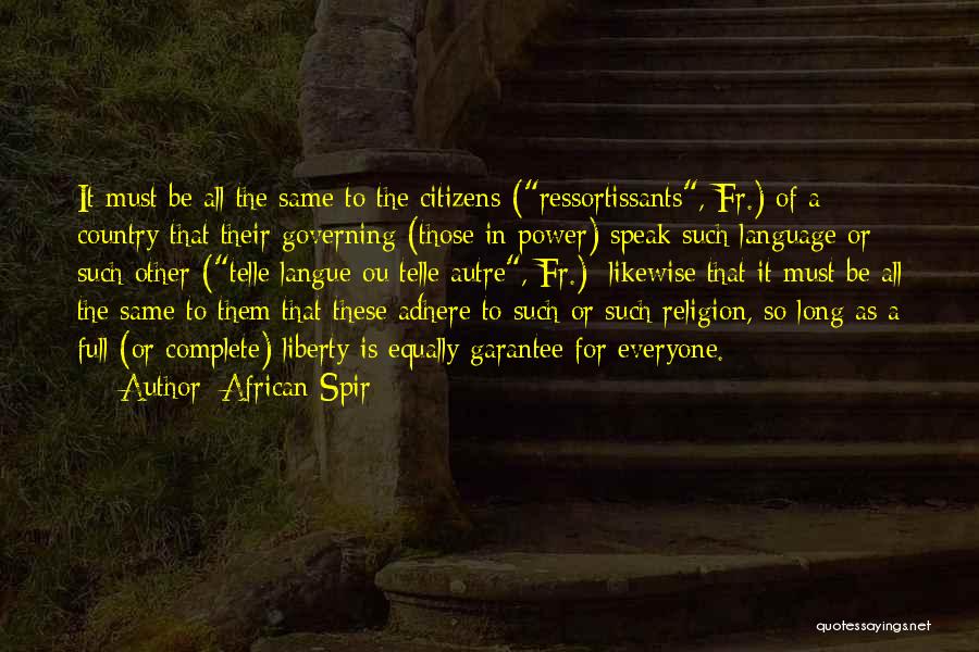 Telle Quotes By African Spir