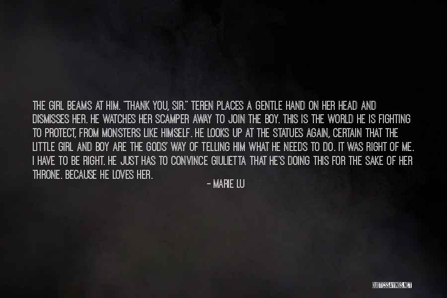 Telling A Boy You Like Him Quotes By Marie Lu Telling A Boy You Like Him Quotes By Marie Lu