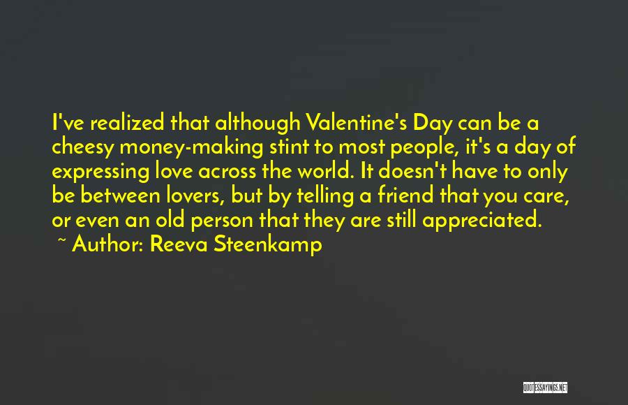 Telling A Person You Love Them Quotes By Reeva Steenkamp